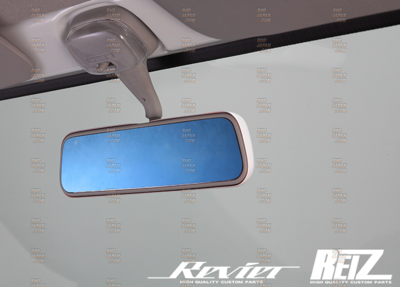Revier REIZ Blue Wide Rear Mirror Tokaidenso 001 - Suzuki Universal 01